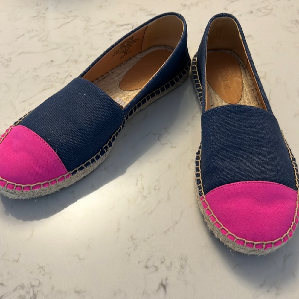 Jcrew Canvas Espadrilles size 8